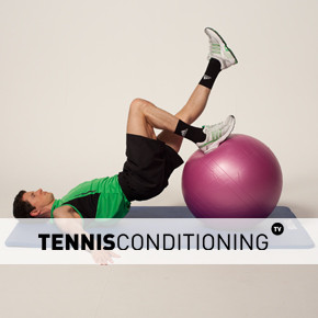 Physio Ball Single Leg Curl